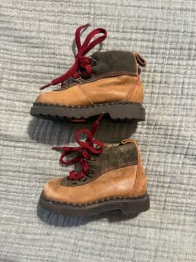 Vintage Baby Gap Boots Leather Suede Size 6
